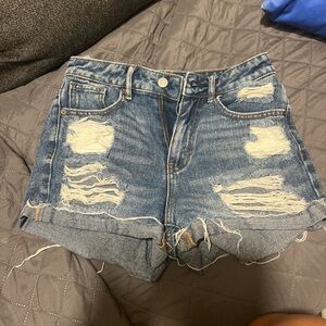 PacSun- High rise denim shorts